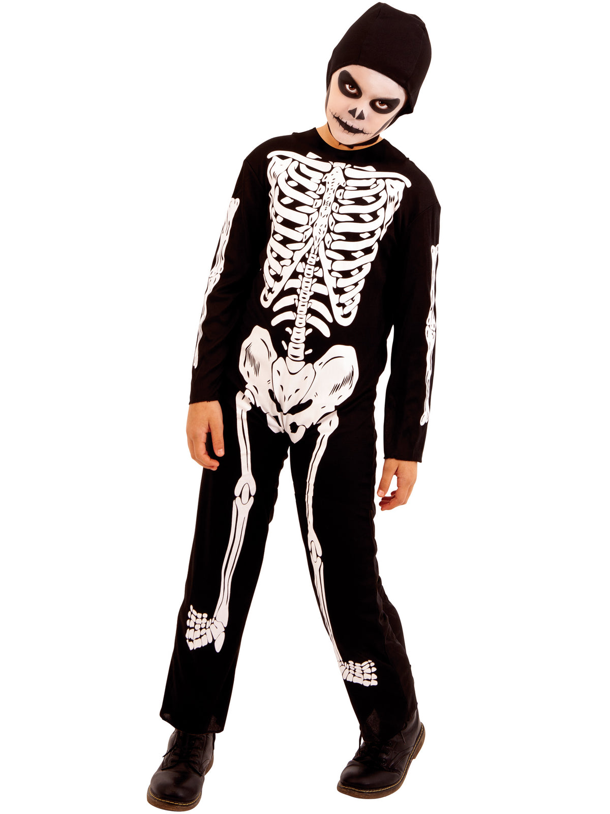 Skeleton Costume Jumpsuit for Boys Cobra Kai 3