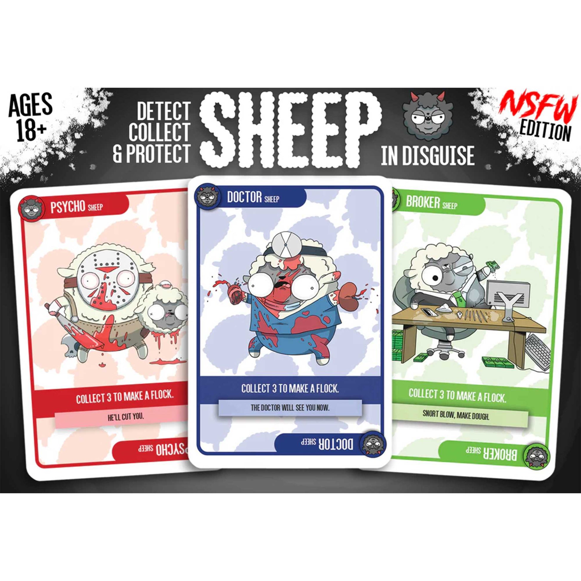 Sheep In Disguise NSFW Board Game by Skybound 2