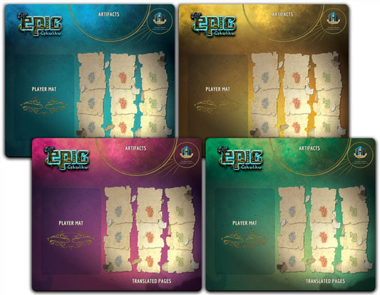 Tiny Epic Cthulhu Player Mat Set - 4 Mats product image
