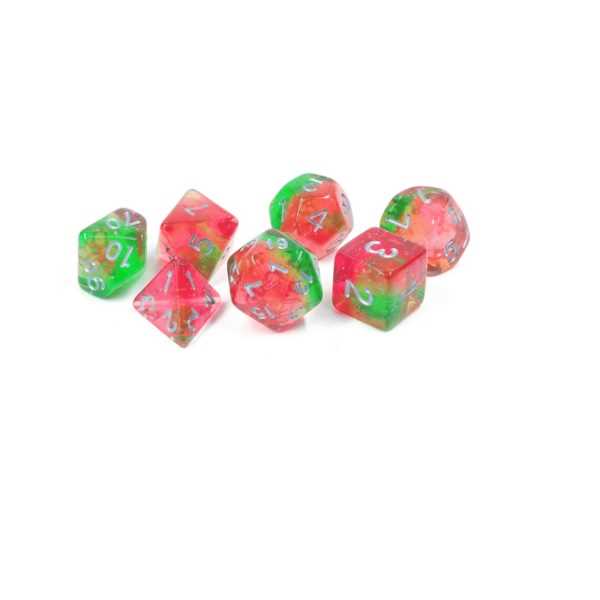 Sirius Dice: Lotus Glowworm Polyhedral Dice Set 1