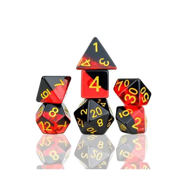 Sirius Dice: Brimstone Polyhedral Dice Set