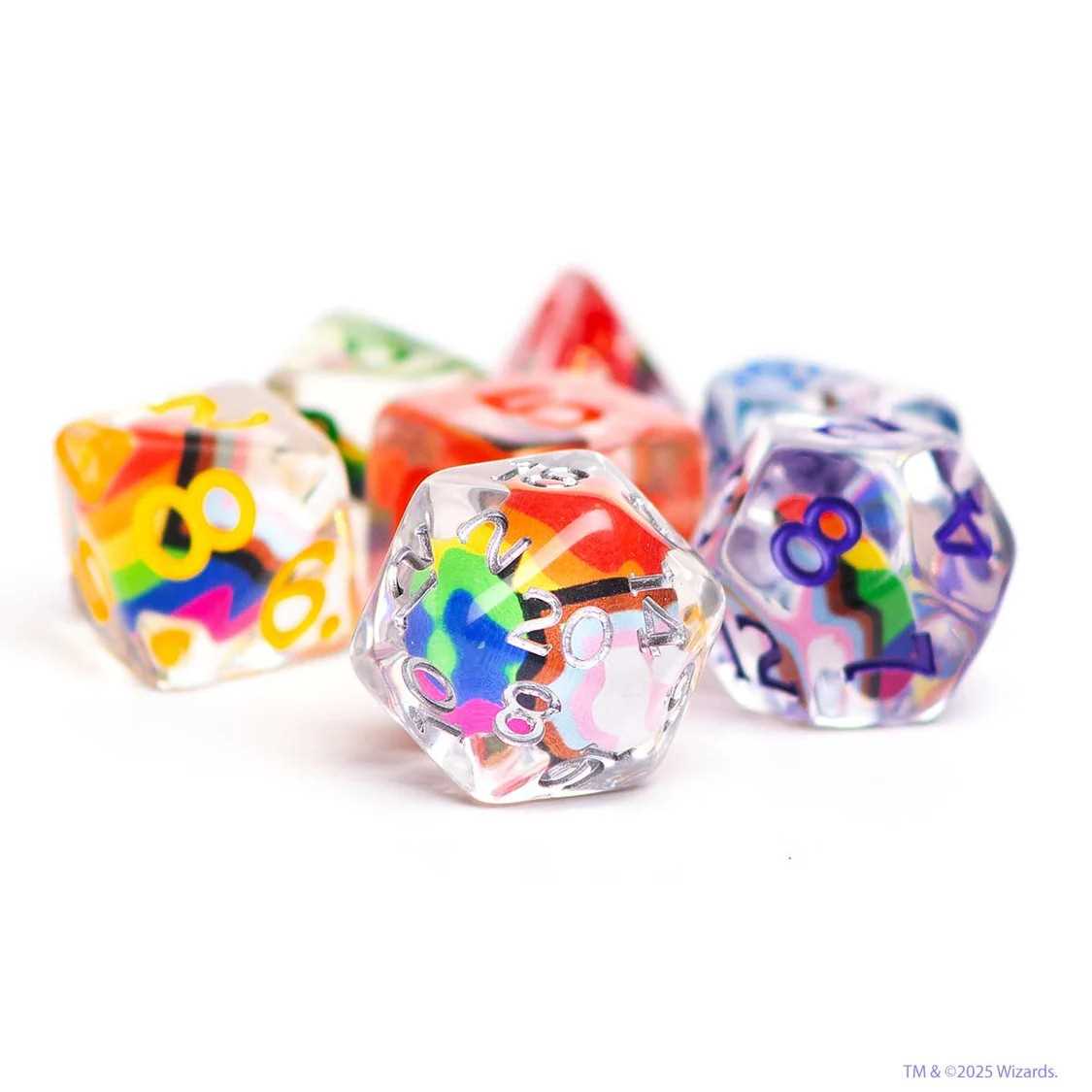 Dungeons & Dragons: Progress Pride Dice Set 2