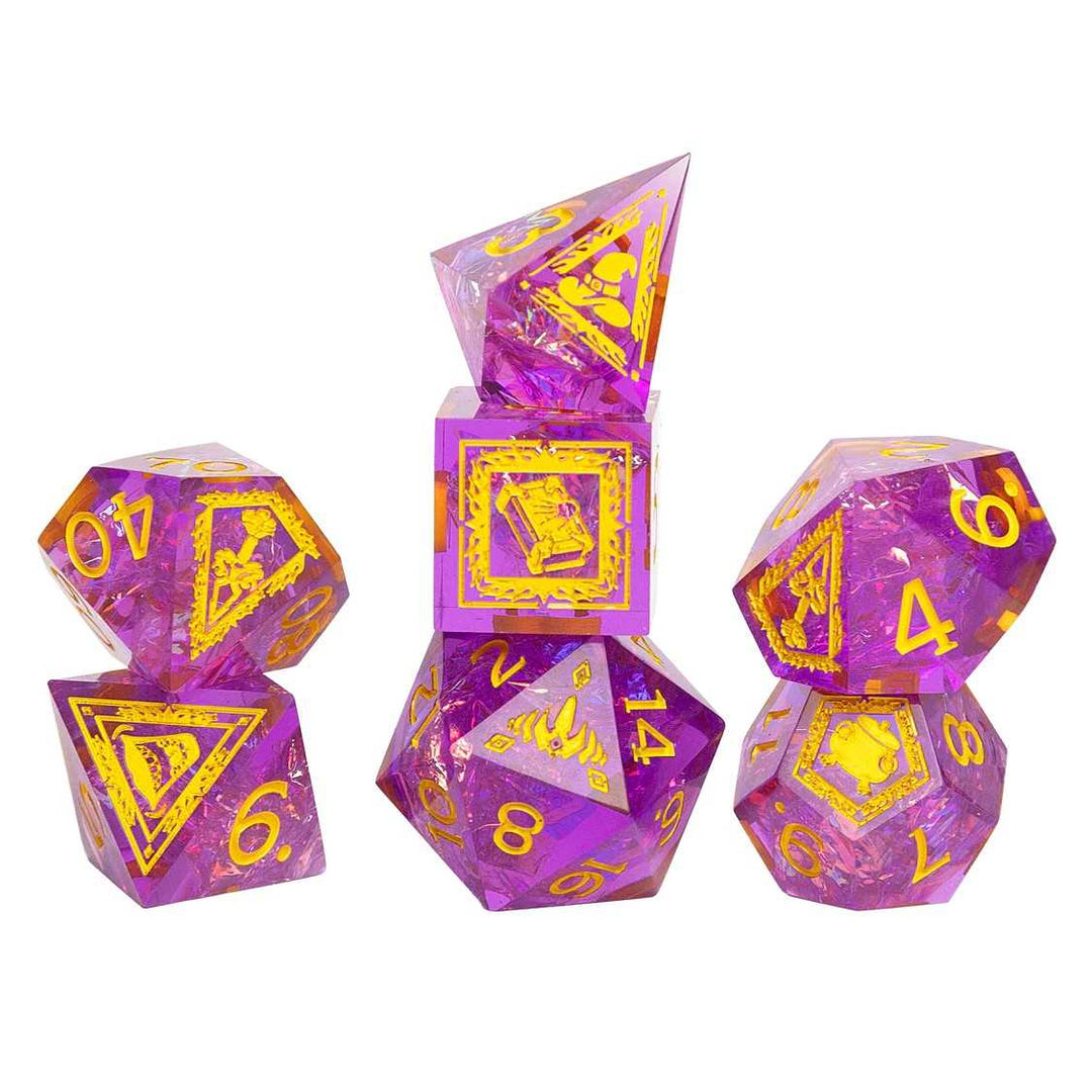 Adventure Dice Set Tasha the Witch Queen Sharp Edged Dice Set Dungeons and Dragons Gaming Accessory by Sirius Dice 2
