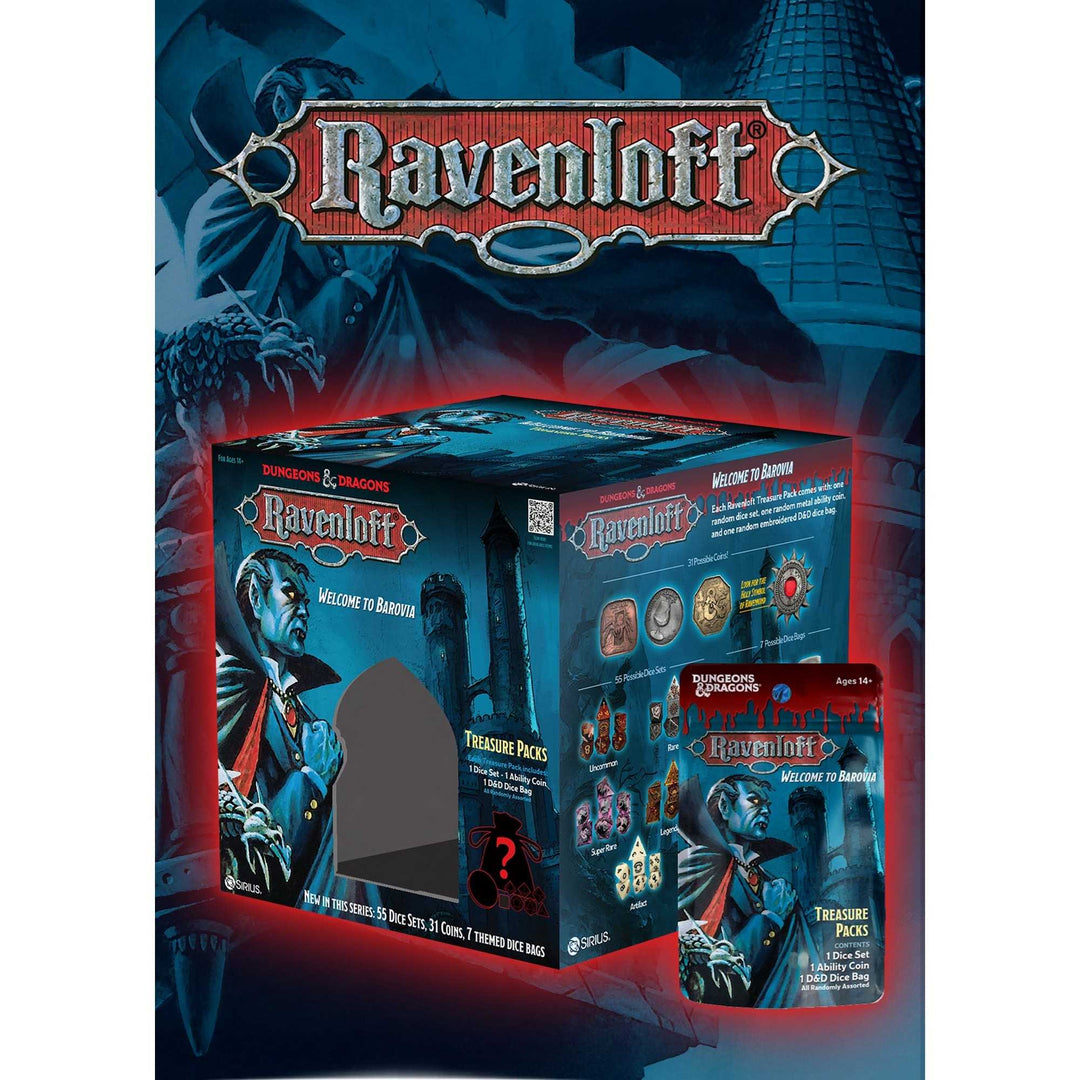 Dungeons and Dragons Castle Ravenloft Treasure Packs Roleplaying Game Accessory