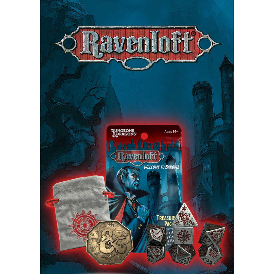 Dungeons and Dragons Castle Ravenloft Treasure Packs Roleplaying Game Accessory