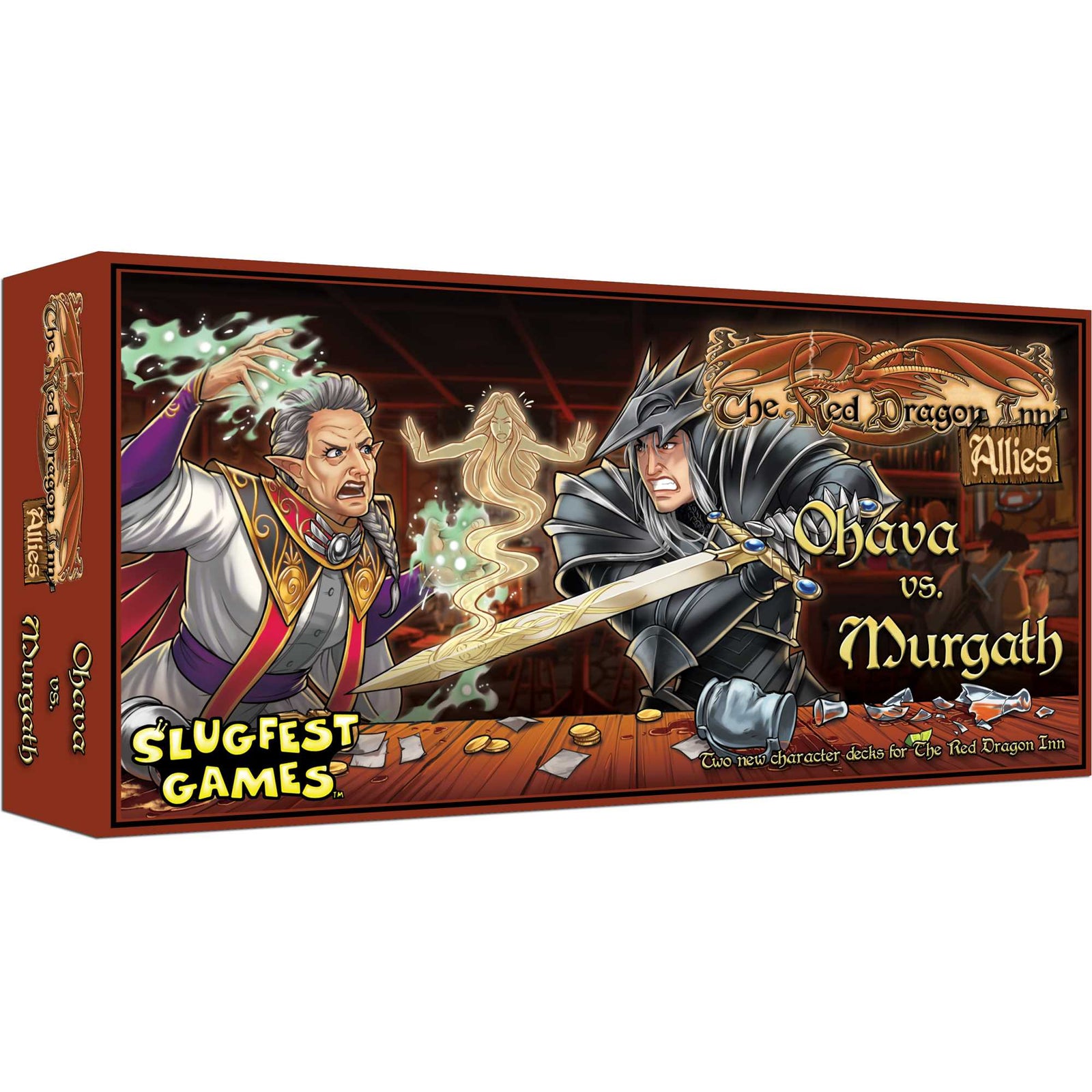 Red Dragon Inn Allies Ohava VS Murgath Card Game by Slugfest Games 1