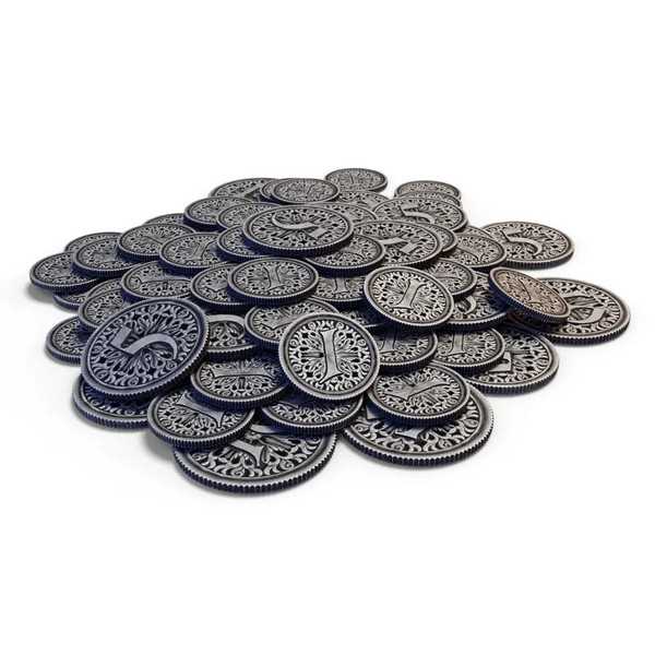 Oathsworn Into the Deepwood Metal Coins Board Game 1