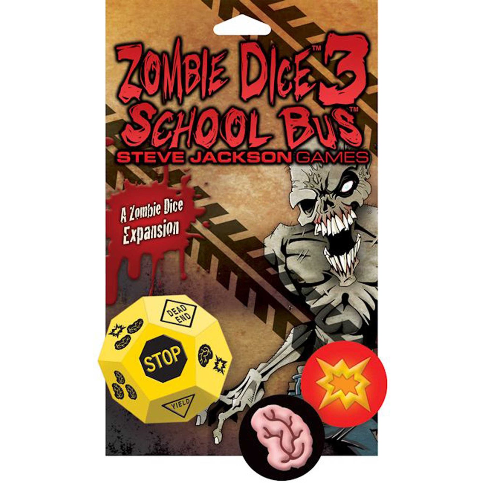 Zombie Dice 3 School Bus Board Game by Steve Jackson 1