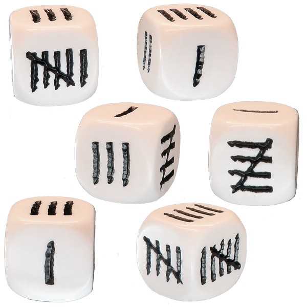 Tally Mark: D6 Dice Set 2