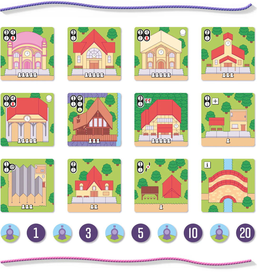 The String Railway Collection Board Game