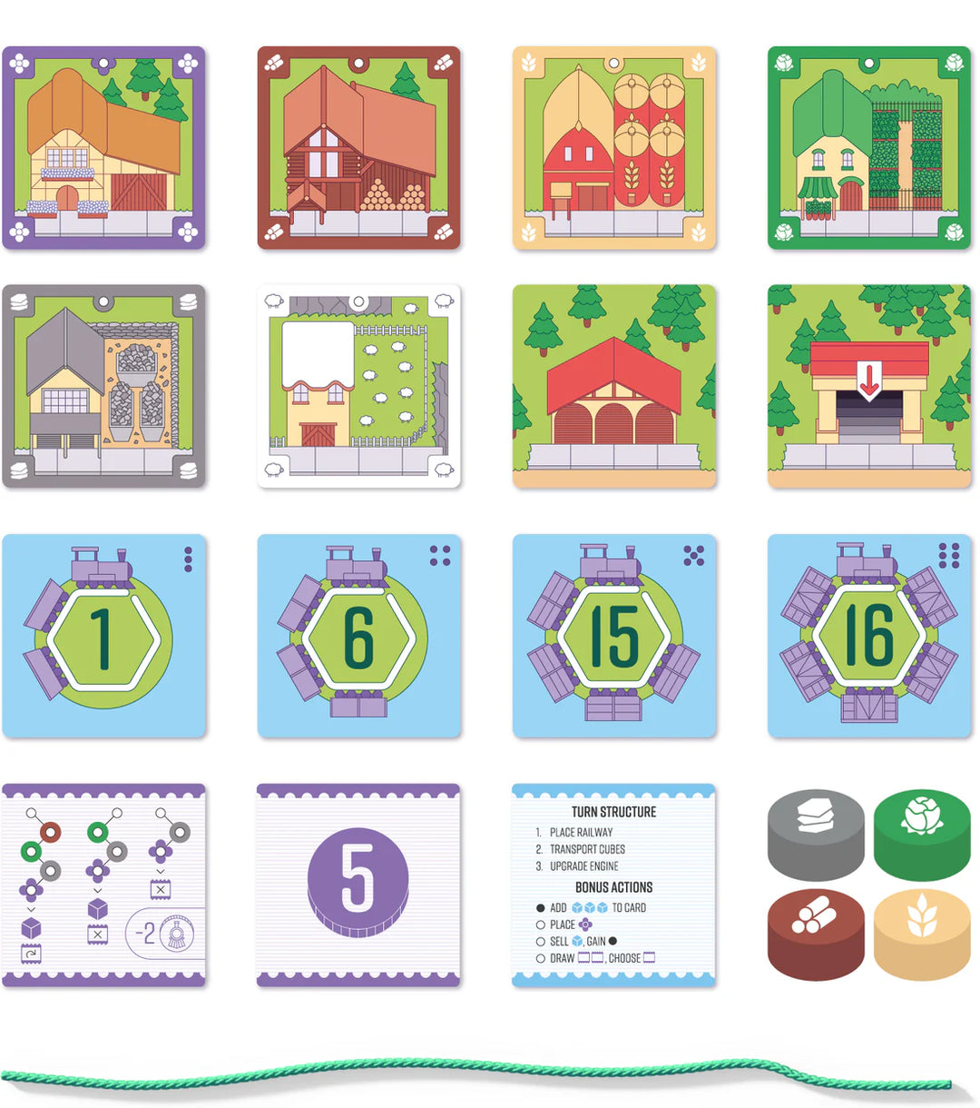 The String Railway Collection Board Game