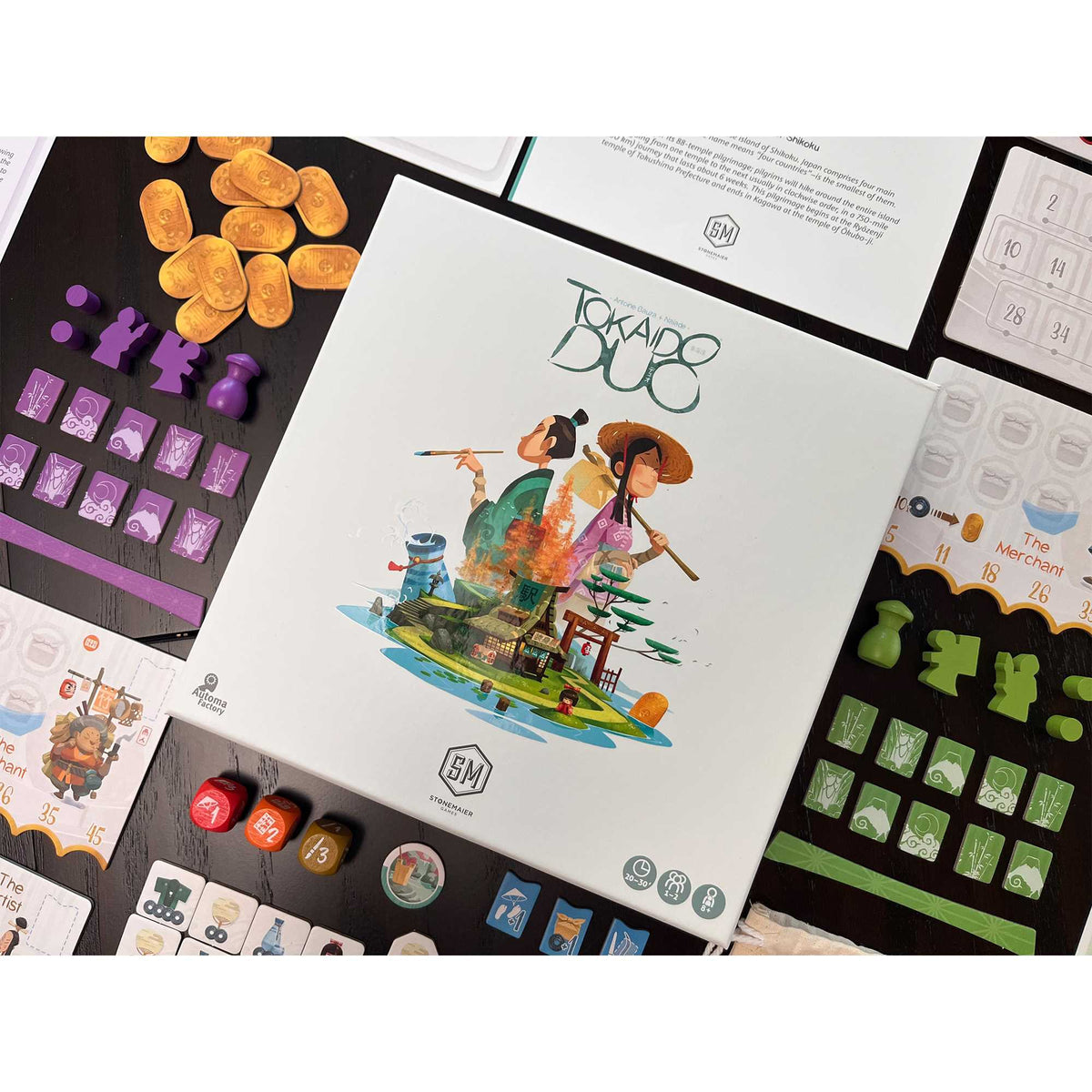Tokaido Duo Stonemaier Edition Board Game 3