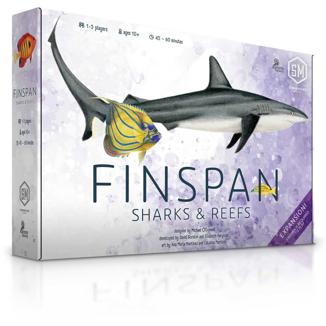 Finspan Sharks and Reefs Board Game Expansion