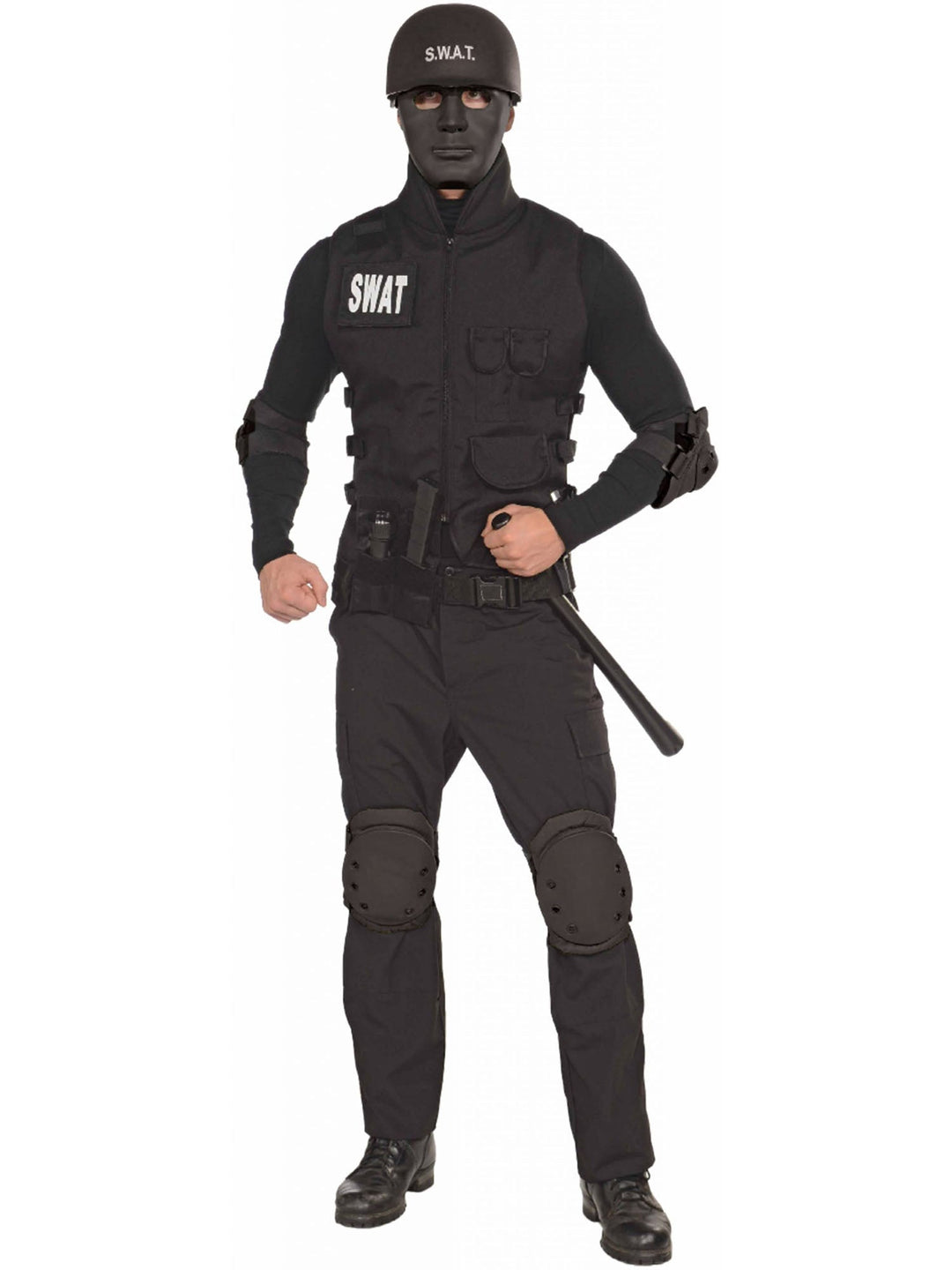 SWAT Mask Police Officer Black Tactical_2