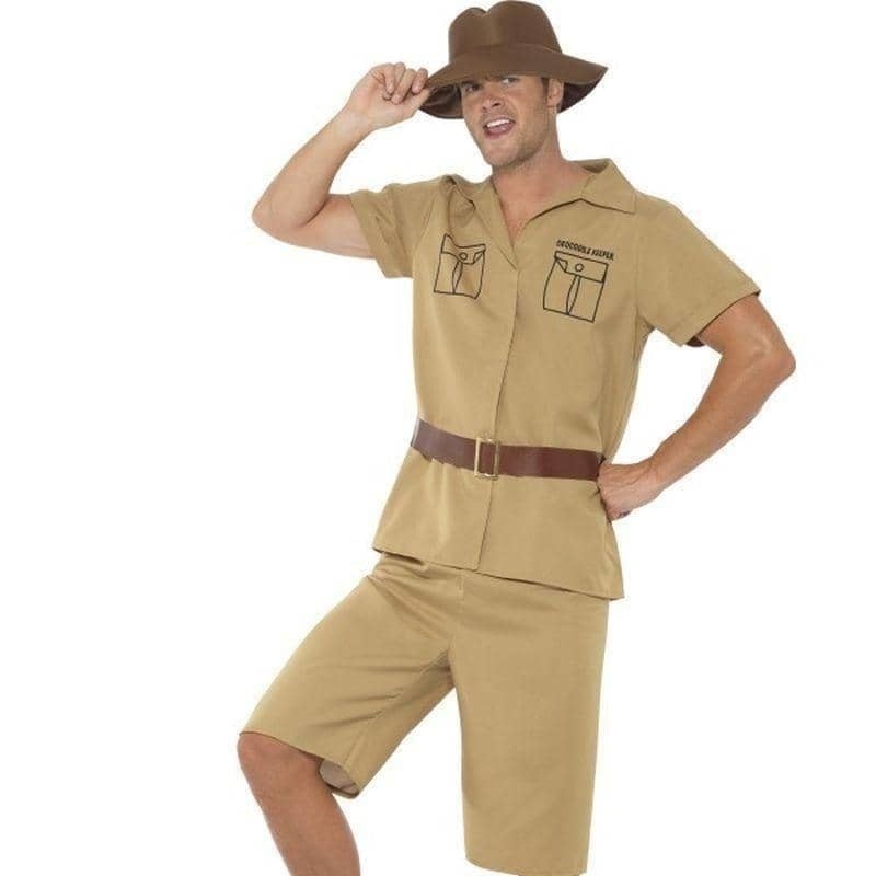 Safari Man Costume Adult Tan_1