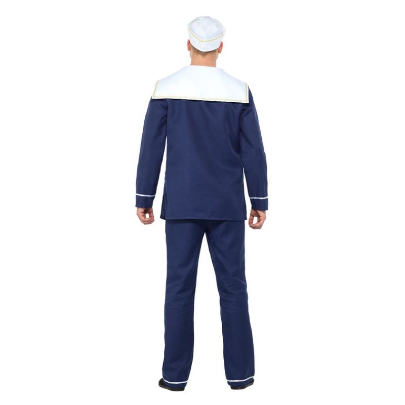 Sailor Man Costume Blue Adult Navy Uniform 2