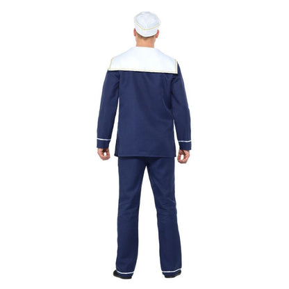 Sailor Man Costume Blue Adult Navy Uniform 2