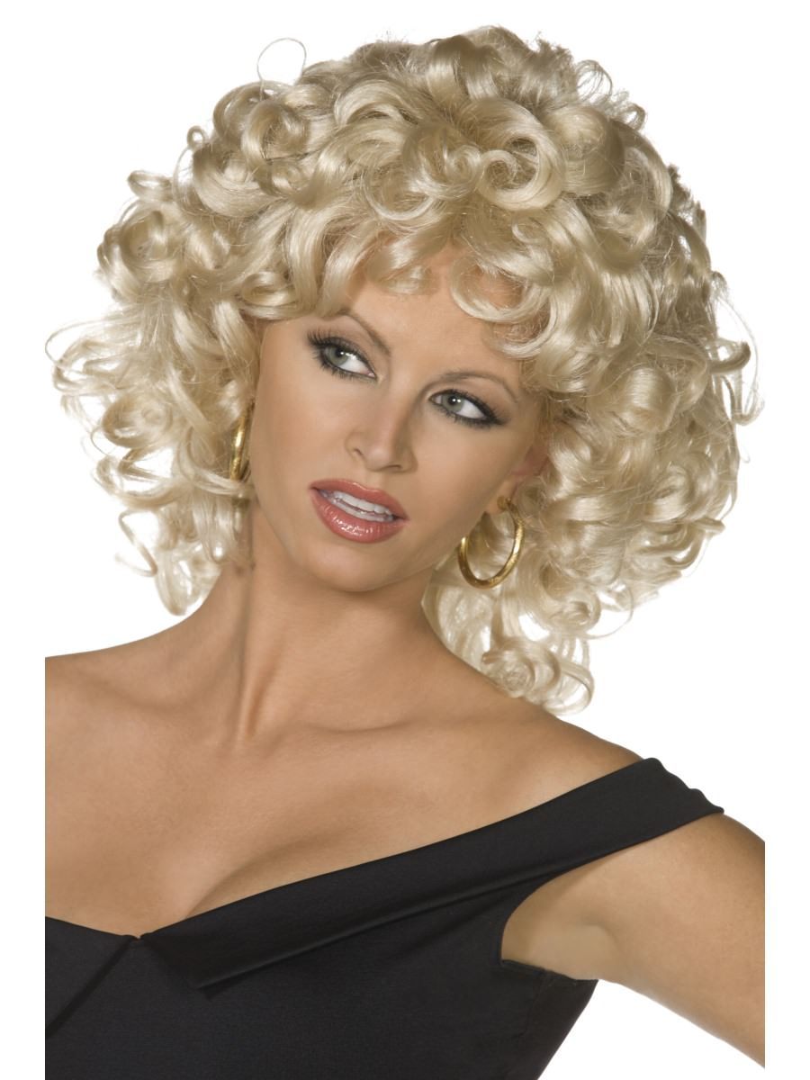 Sandy Last Scene Grease Ladies Blonde Costume Wig_3