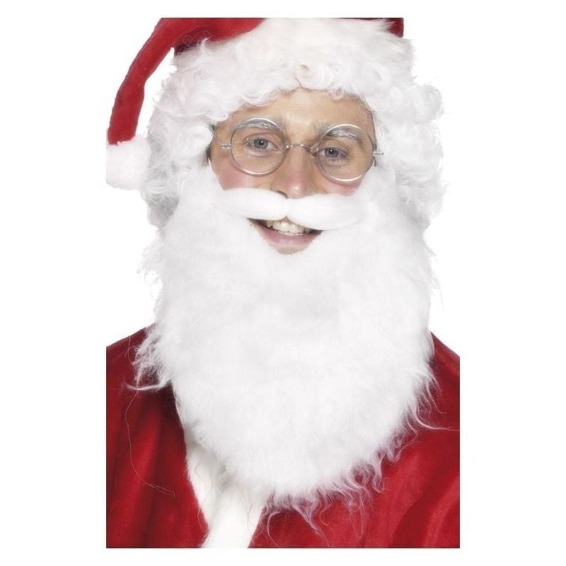 Santa Beard Adult White 2