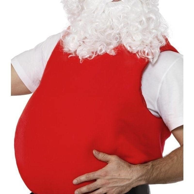 Santa Belly Stuffer Adult Red 1