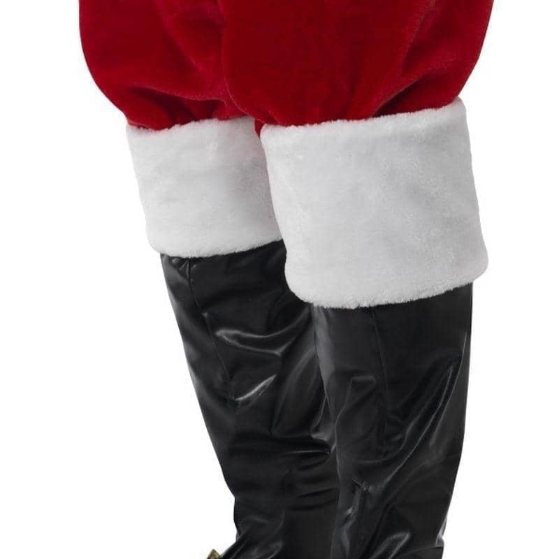 Santa Boot Covers Adult Black_1
