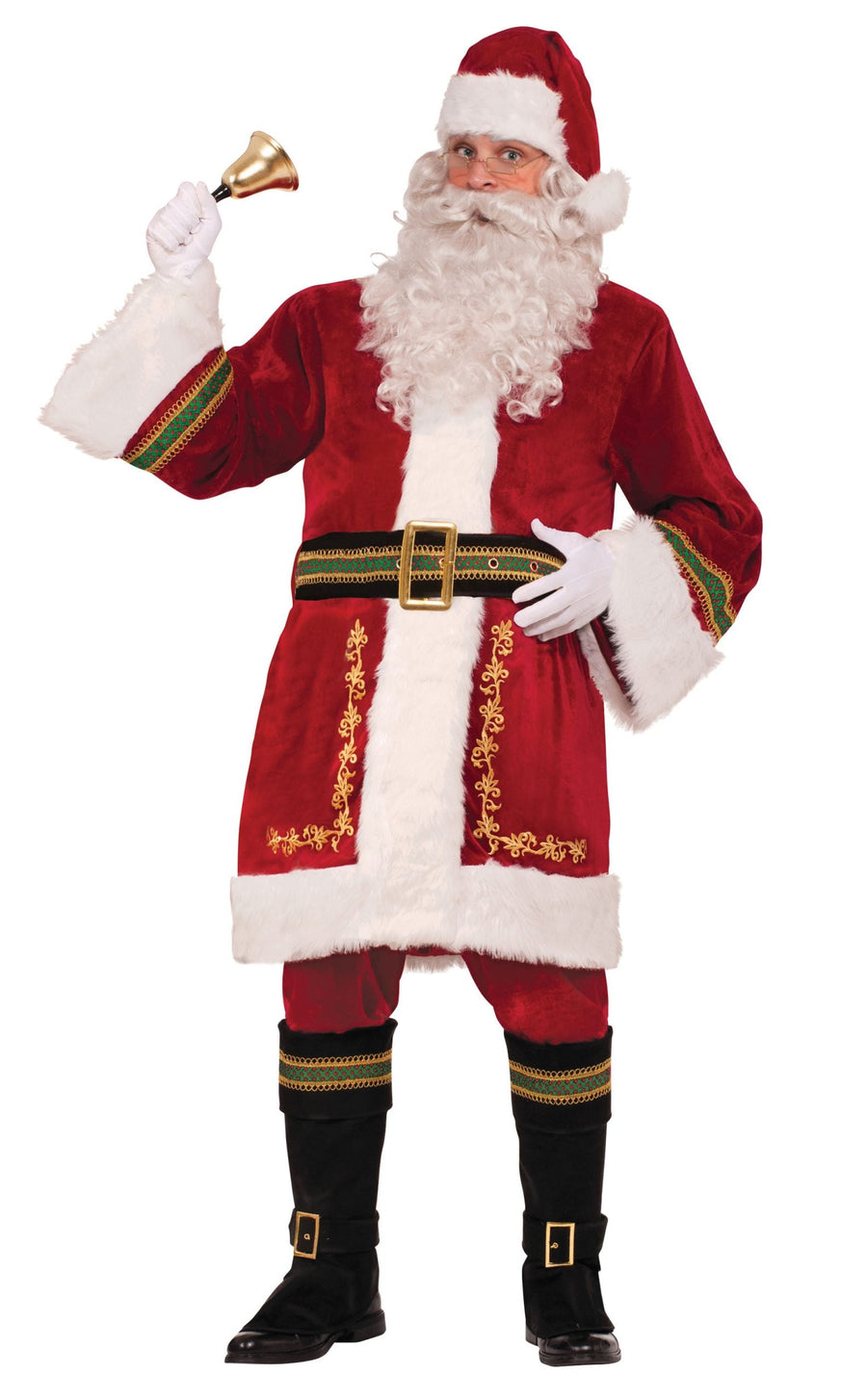 Santa Claus Costume Adult Mens Red Suit_1