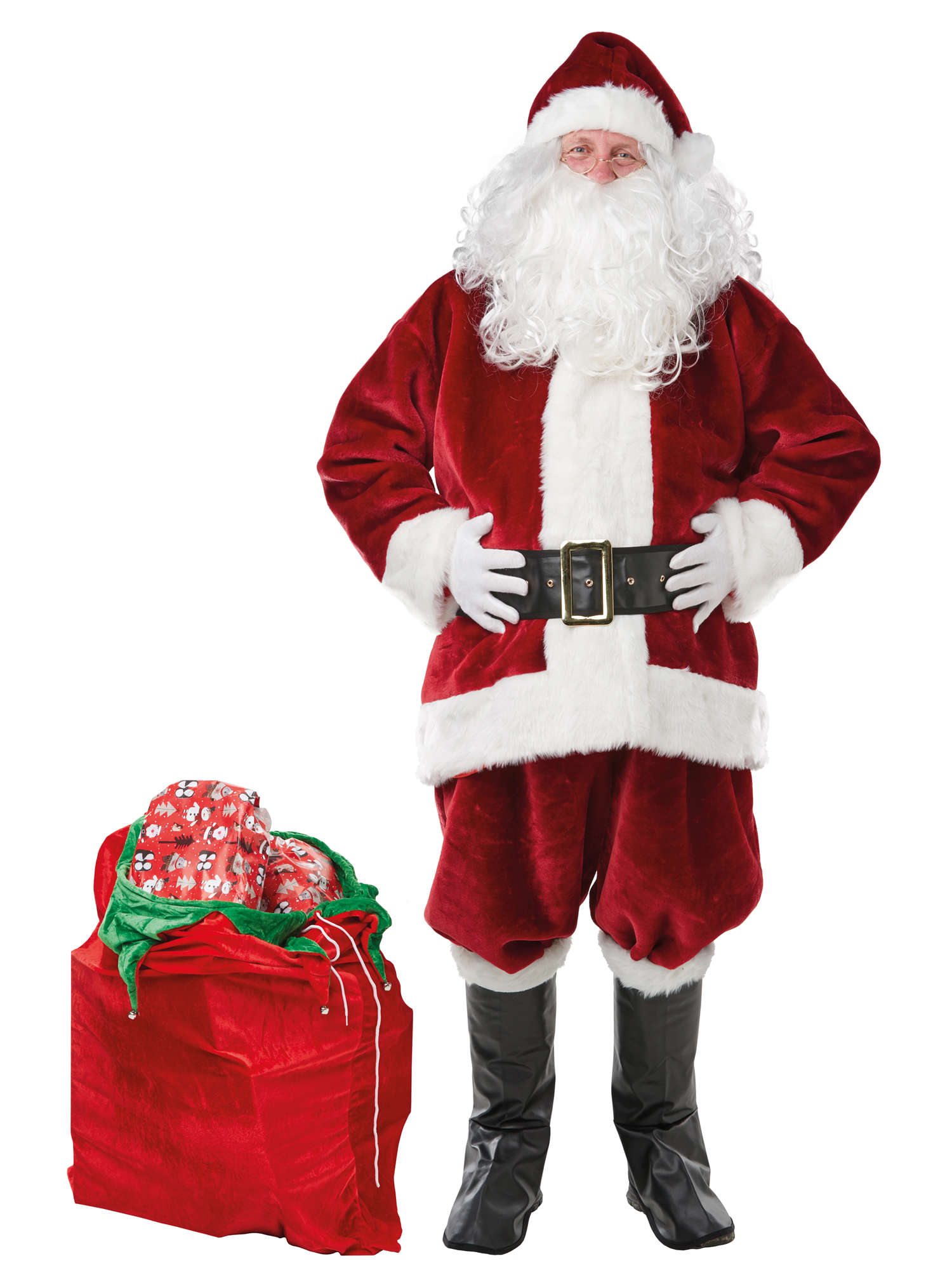 Santa Claus Costume Suit Adult 4