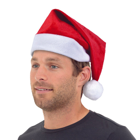 Santa Hat Velour Hats Unisex 1