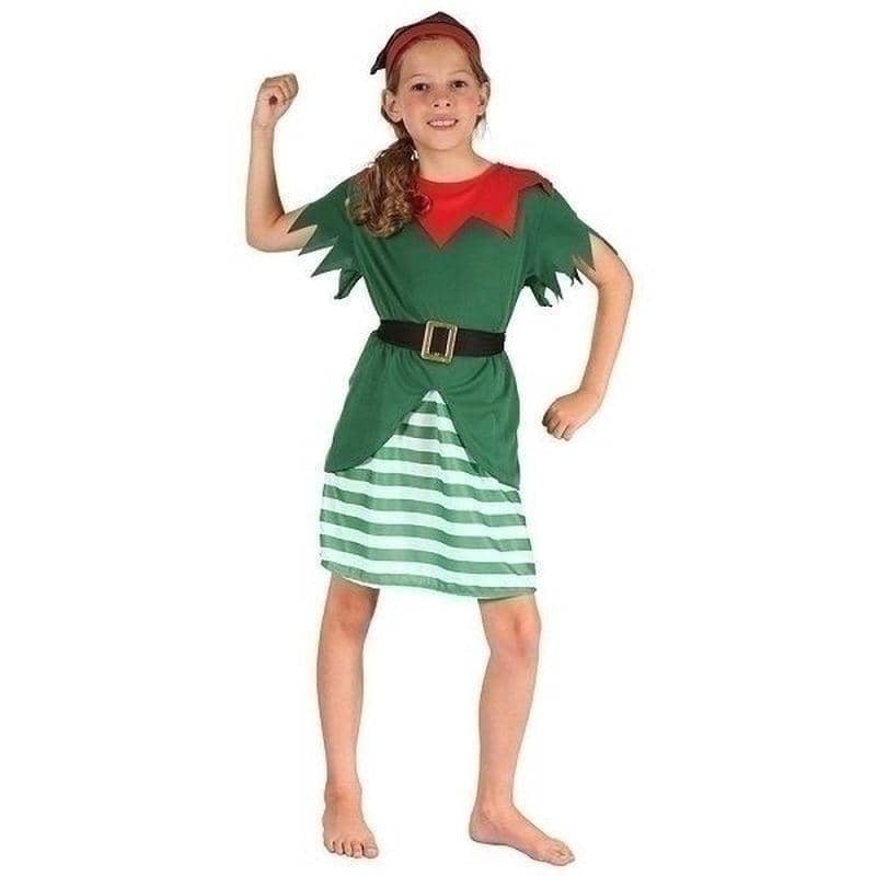 Santa’s Helper Girl Girls Costume 1