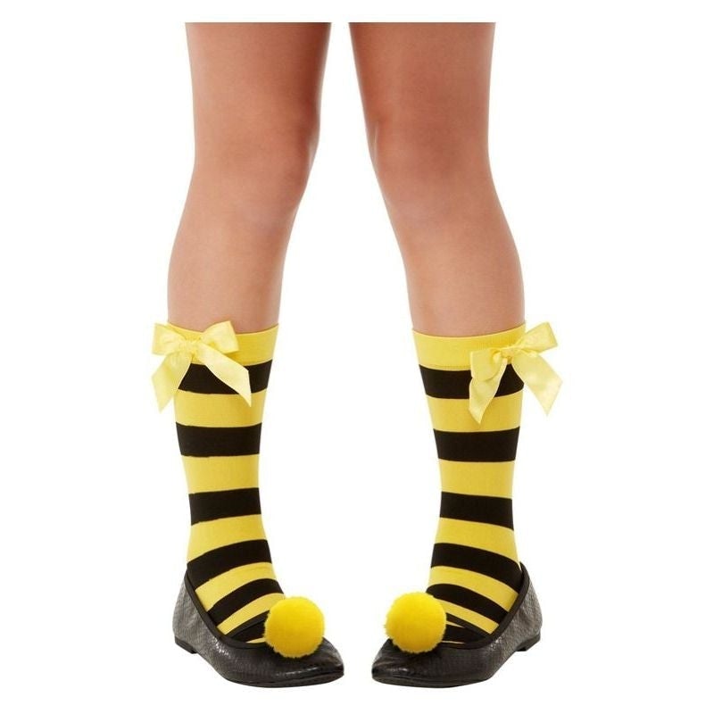 Santoro Beeloved Striped Socks Yellow_1
