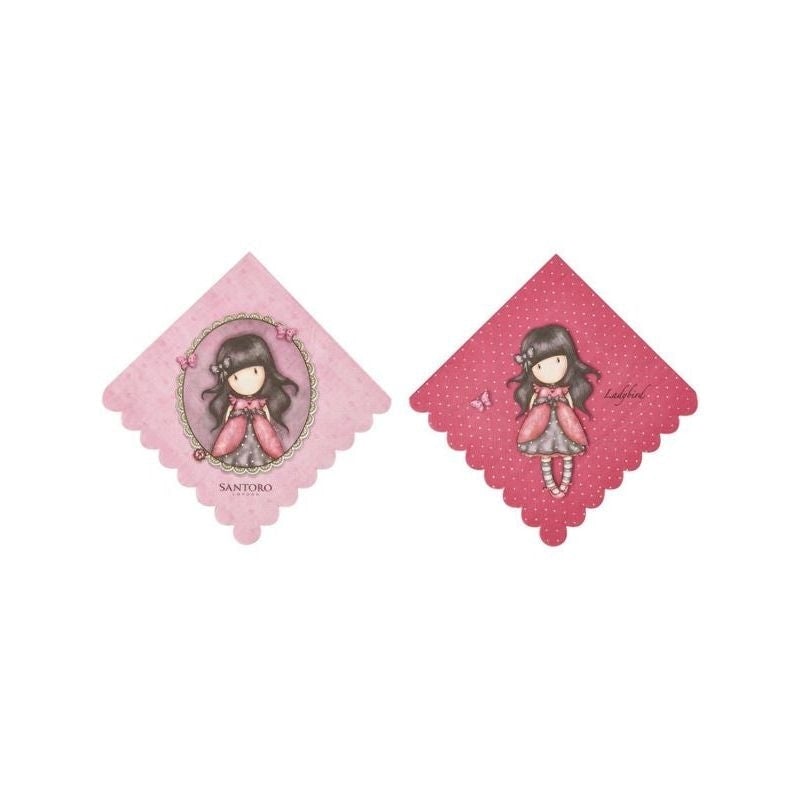Santoro Gorjuss Ladybird Napkins Pink 1