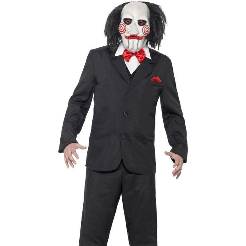 Saw Jigsaw Puppet Costume Adult Black_1