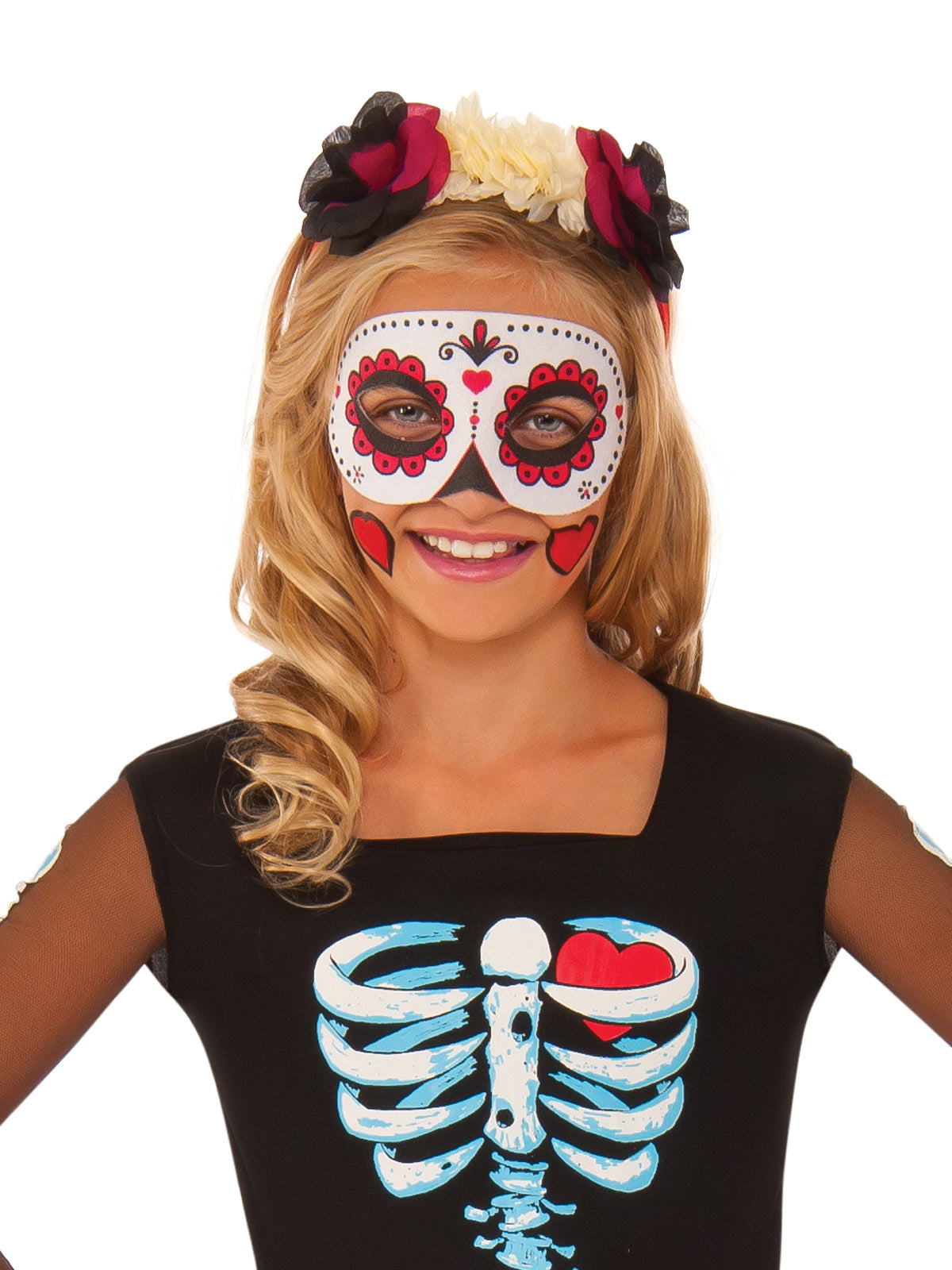 Scared To The Bone Girls Skeleton Costume 2