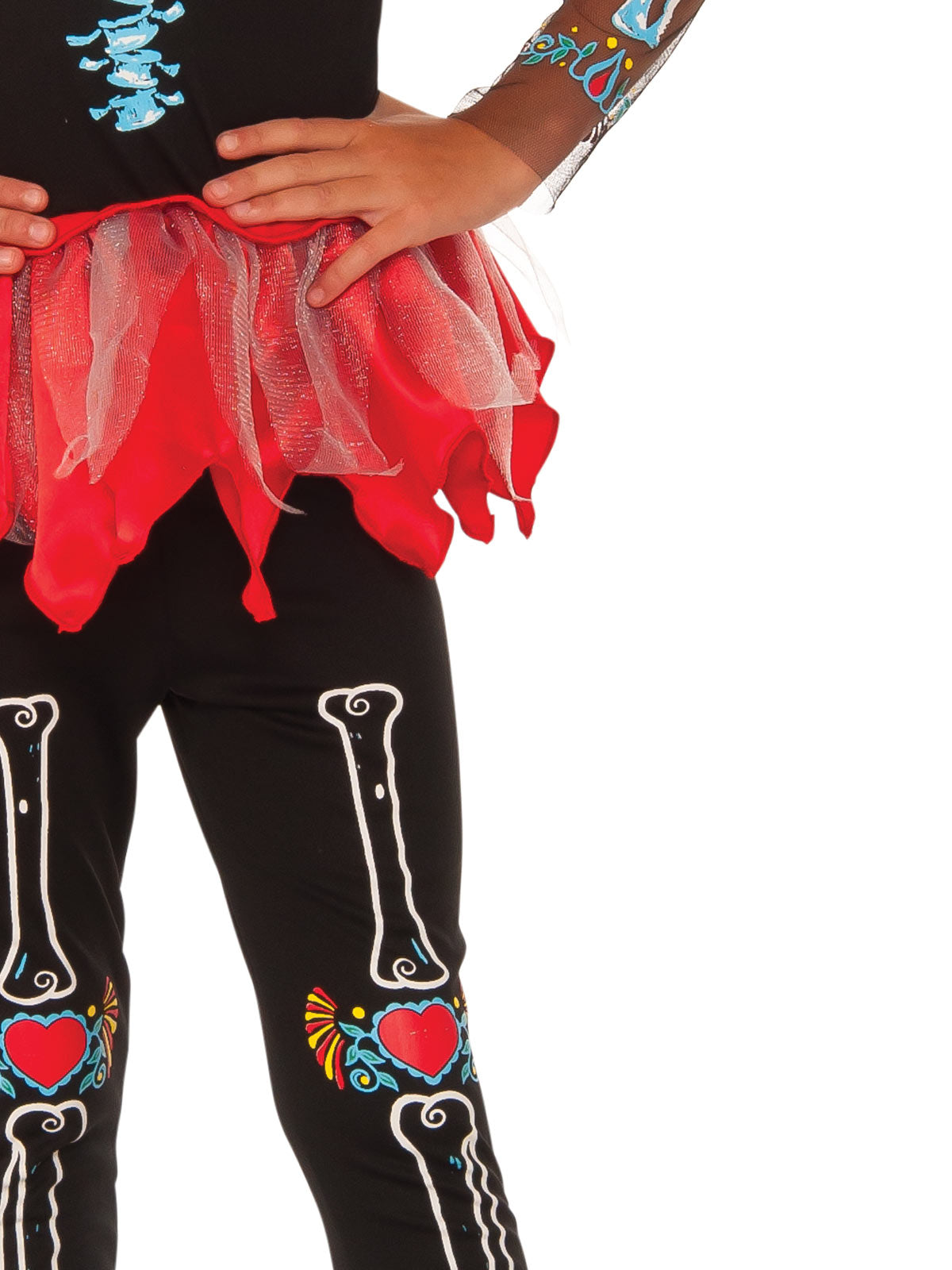 Scared To The Bone Girls Skeleton Costume 3