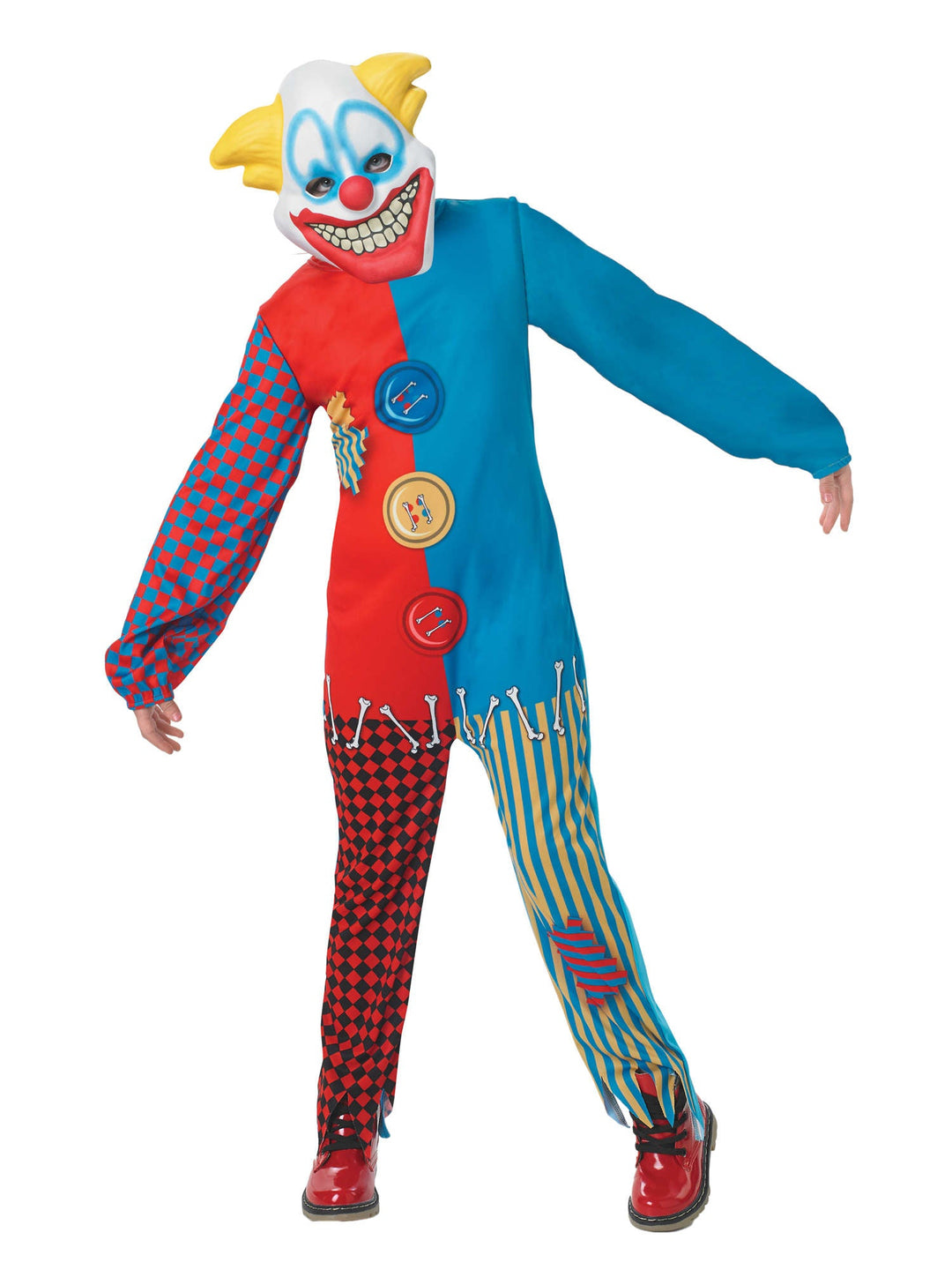 Scary Clown Costume for Kids_1