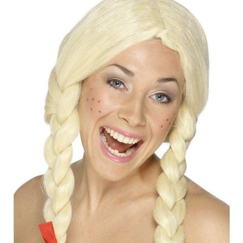 Schoolgirl Dutch Wig Adult Blonde_1
