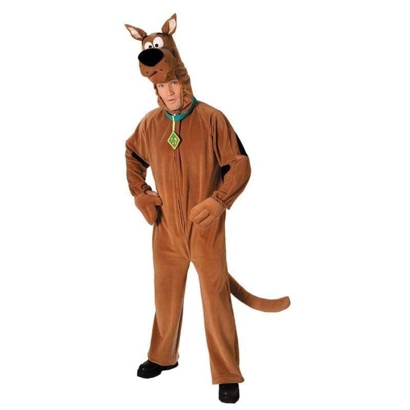 Scooby Doo Costume Adult Dog Jumpsuit_1