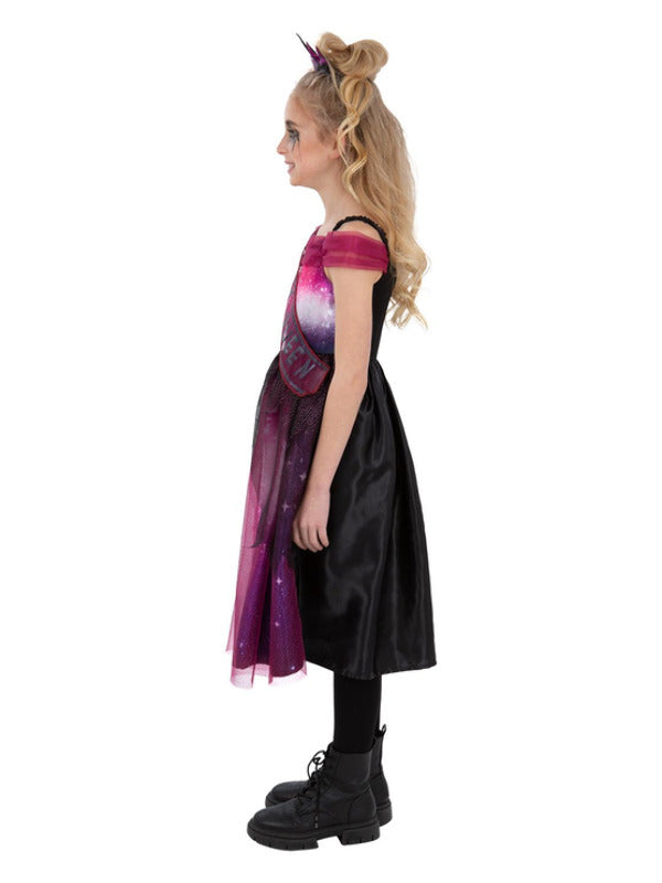 Scream Queen Costume Girls Halloween Prom Dress with Crown 3