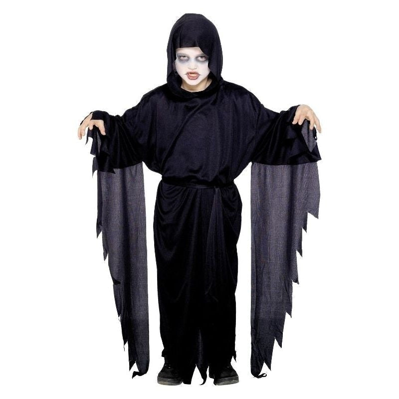 Screamer Ghost Robe Kids Black 4