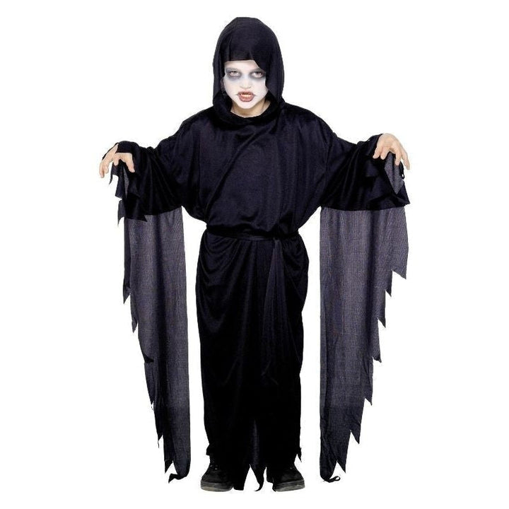 Screamer Ghost Robe Kids Black_4