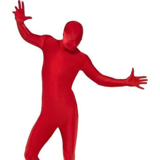 Second Skin Suit All In One Adult Red Bumbag 1