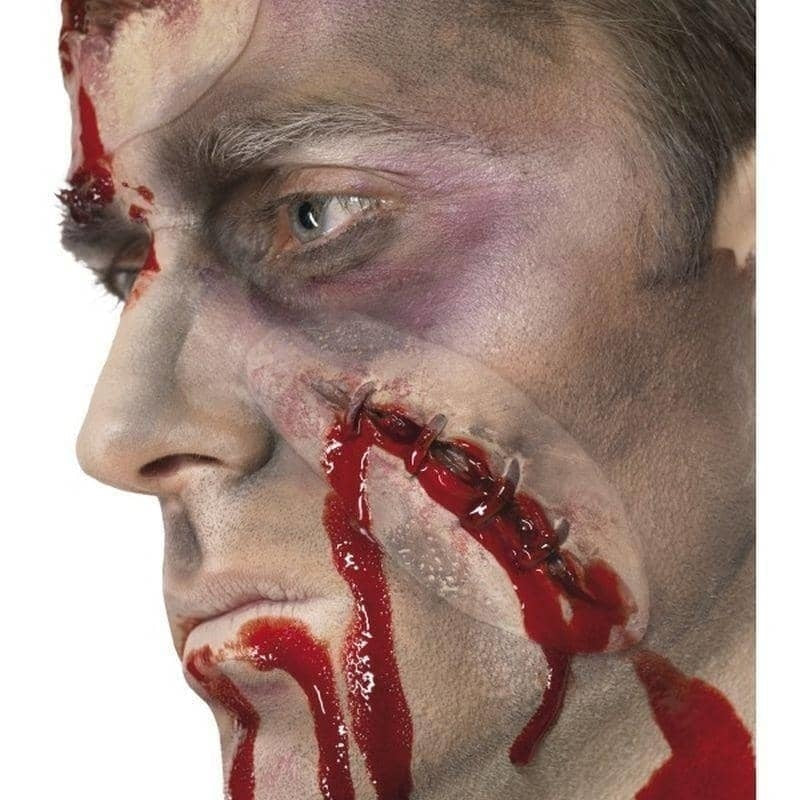 Self Stitched Up Scar Adult Red 1