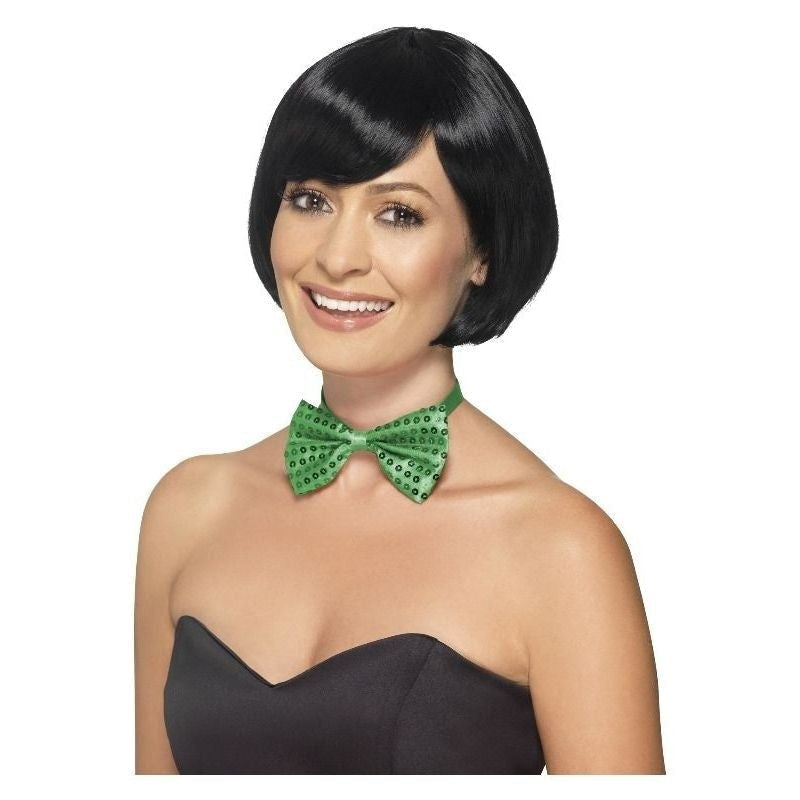 Size Chart Sequin Bow Tie Adult Green