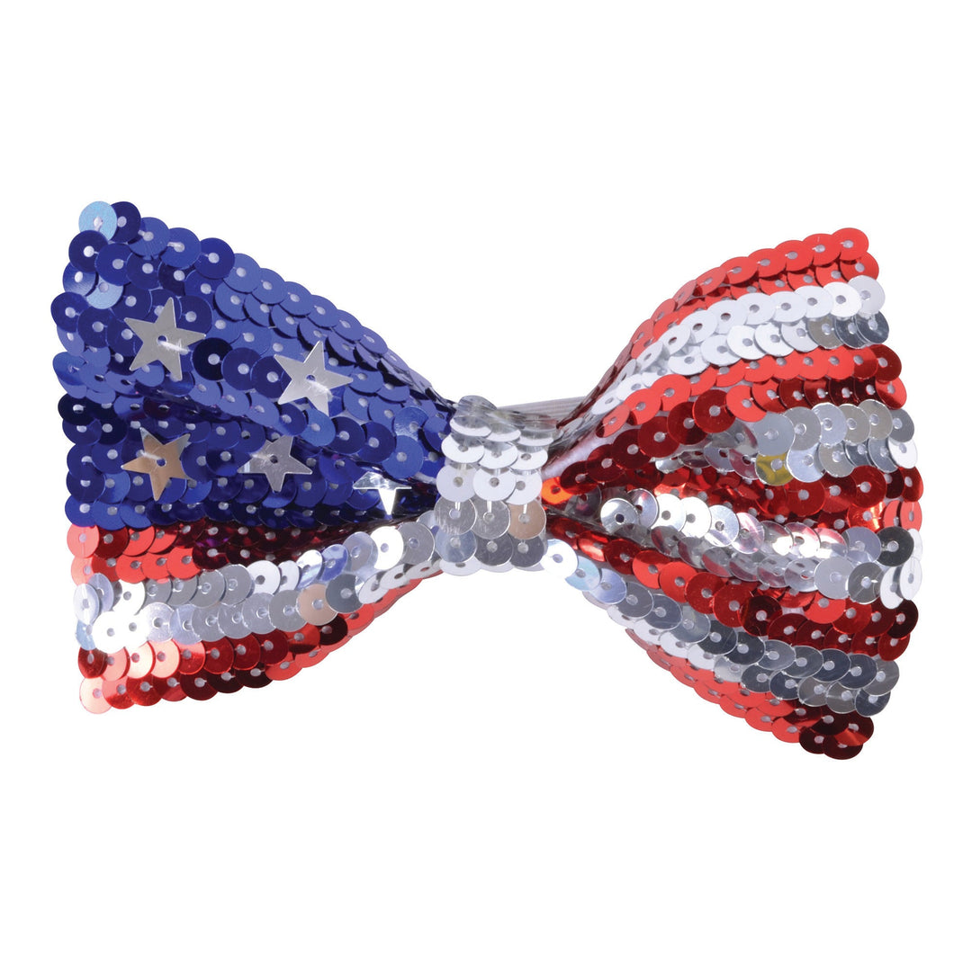 Sequin Bow Tie USA Costume Accessory_1