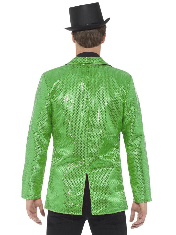 Sequin Jacket Adult Green_4