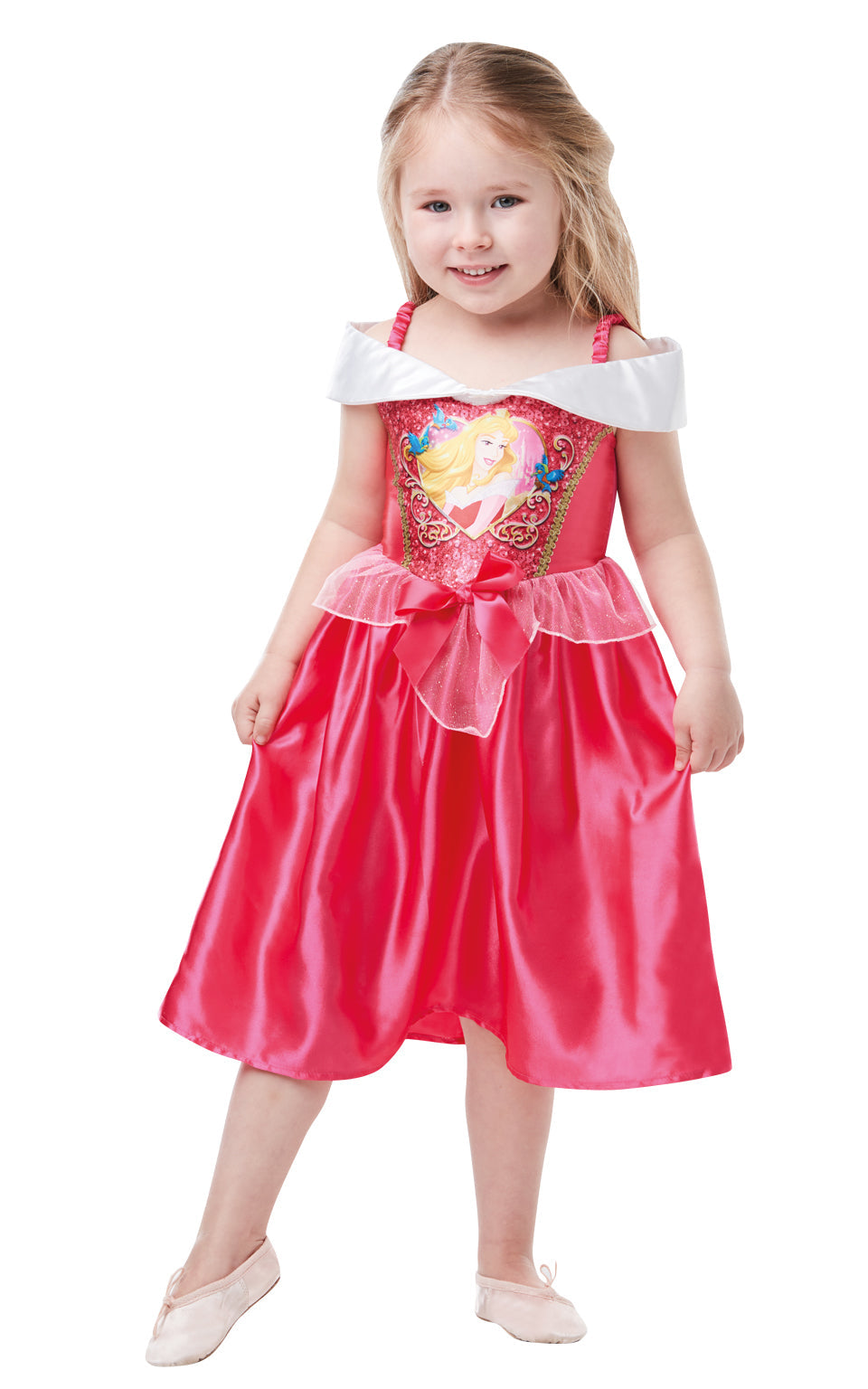 Sequin Sleeping Beauty Childrens Costume 1