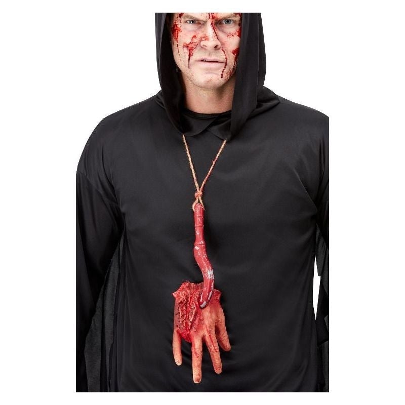 Severed Hand Necklace Beige 1