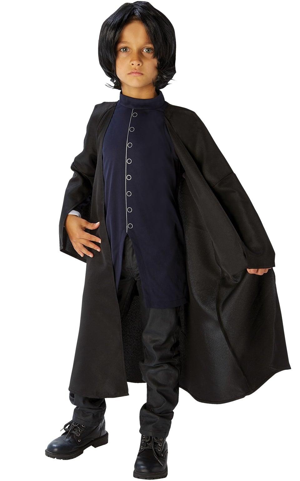Severus Snape Costume Child Black Robe Harry Potter Teacher 1