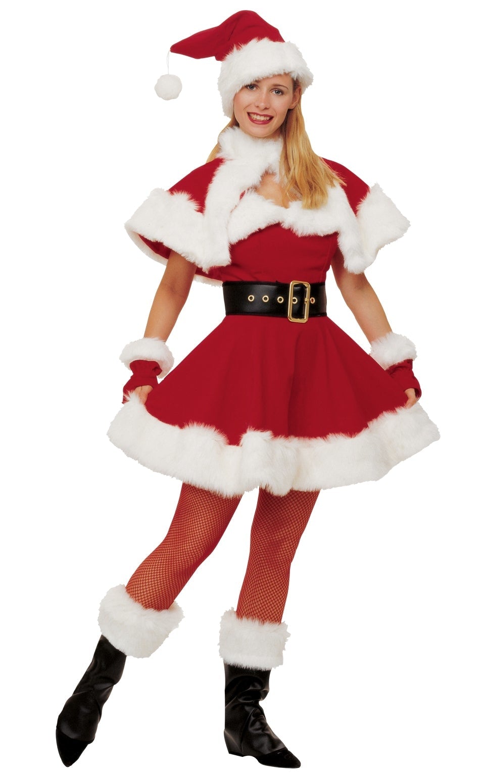 Sexy Miss Santa Dress Costume 1