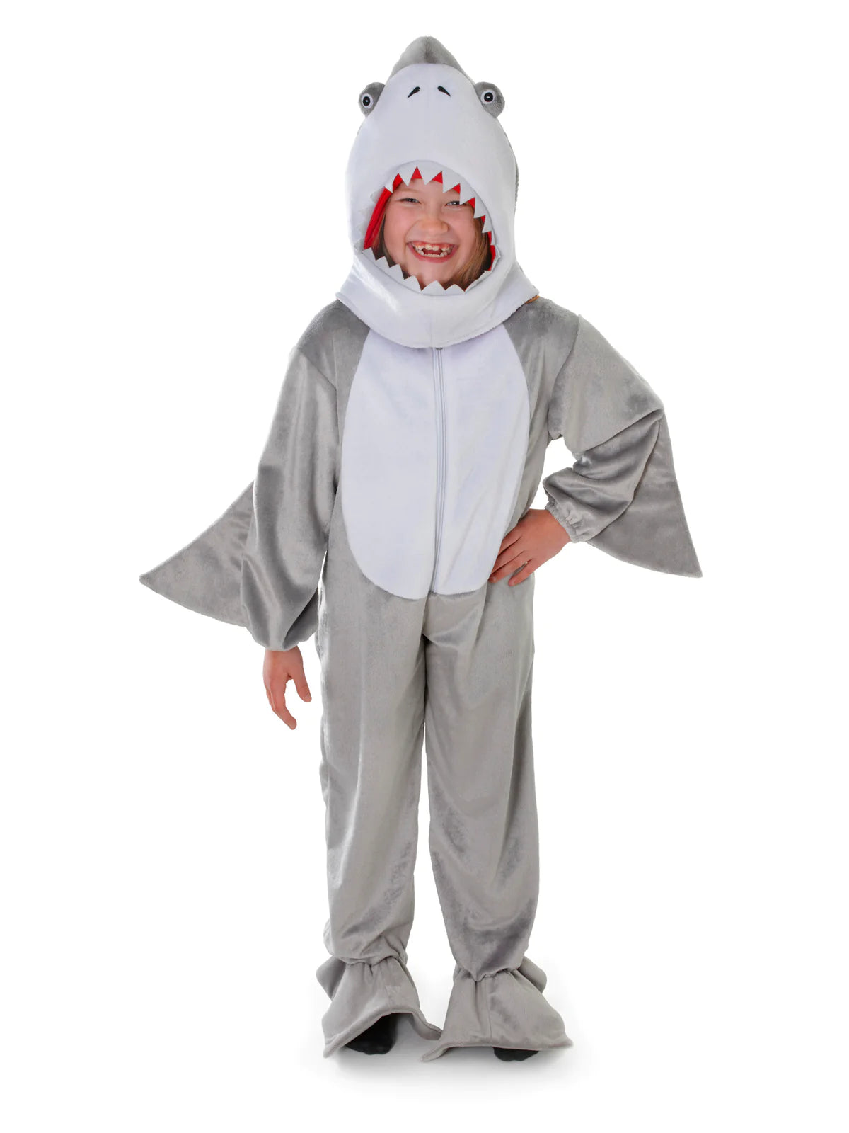 Shark Costume Plush Big Head Kids 1